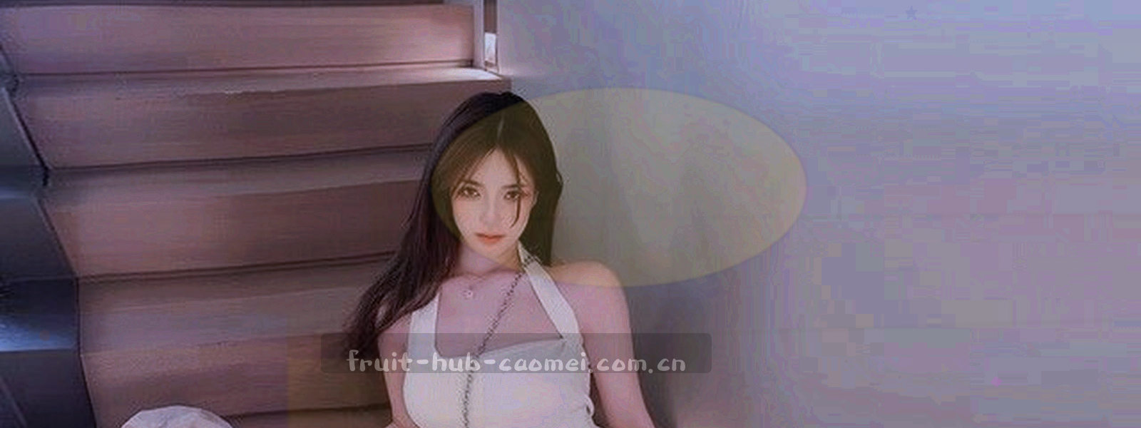 抽象线条与果实轮廓构成的底纹装饰